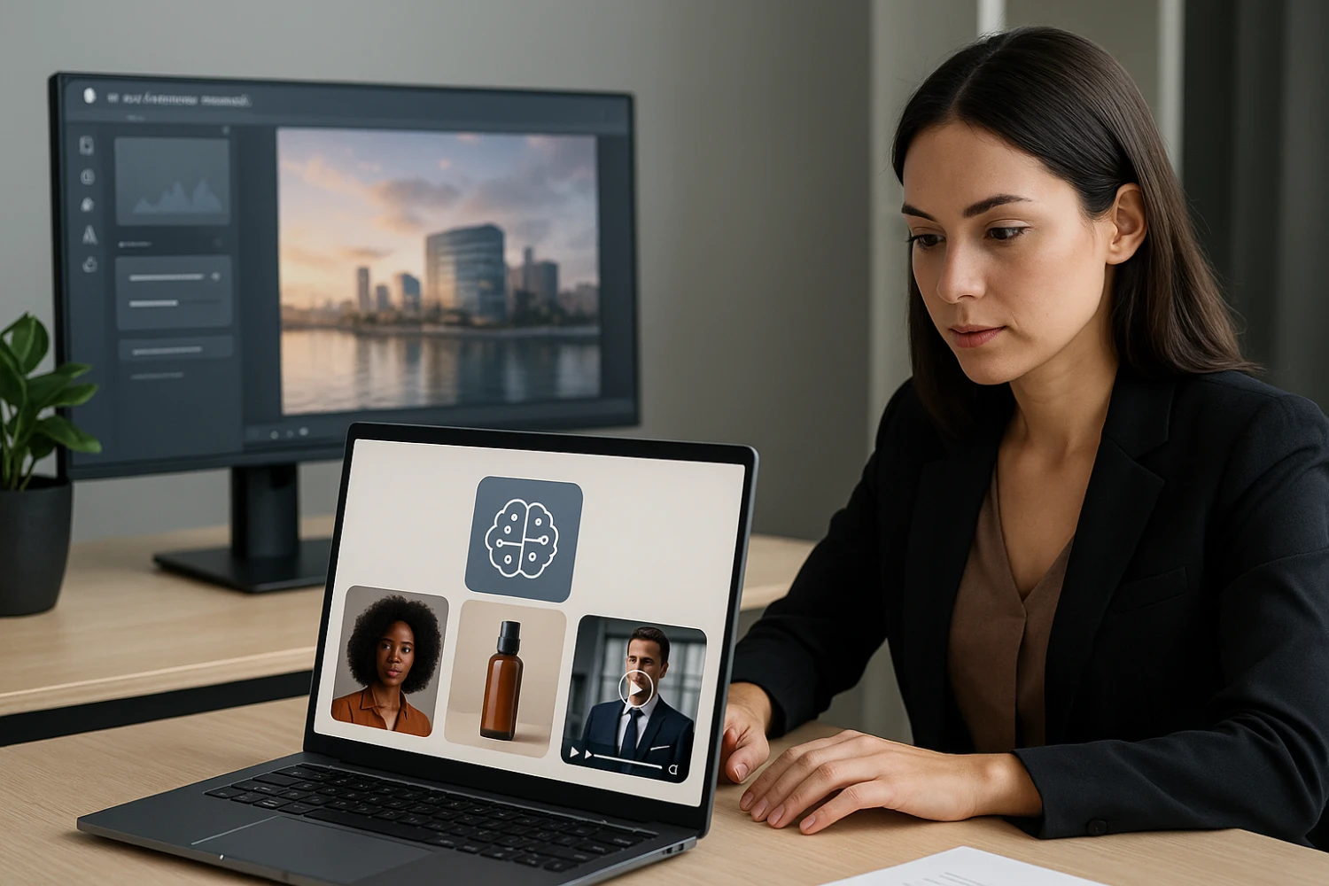 AI generated images and videos for business branding