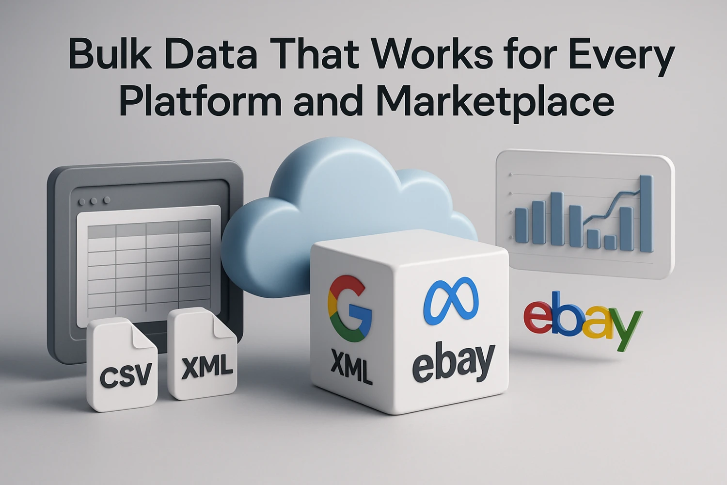 CSV XML feeds for marketplaces and Google Shopping