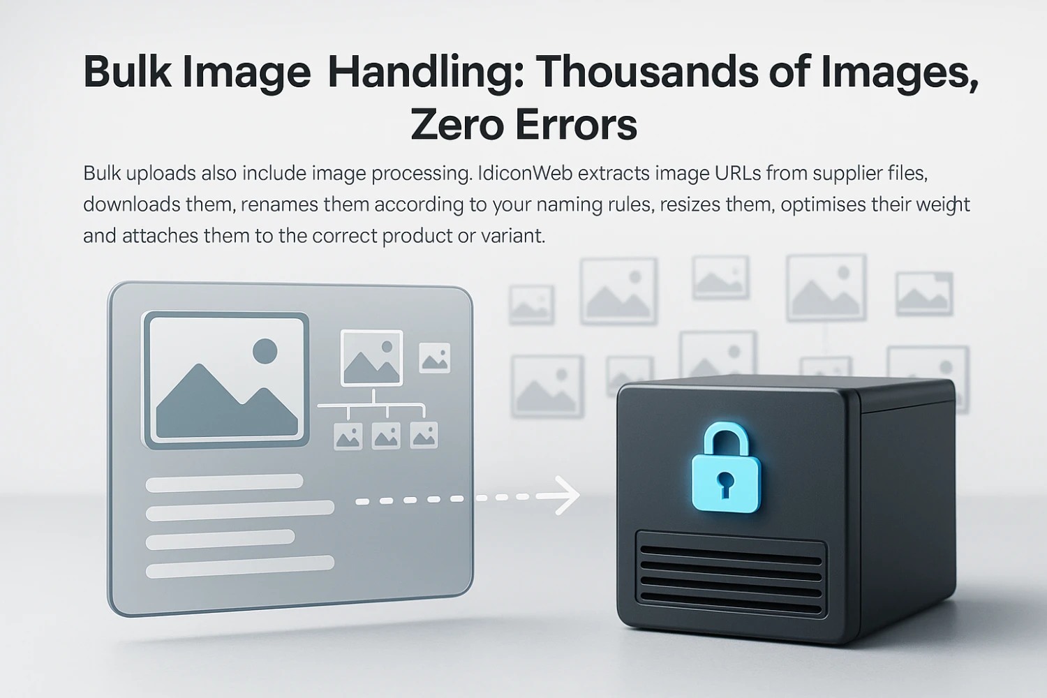 Bulk product image linking and processing