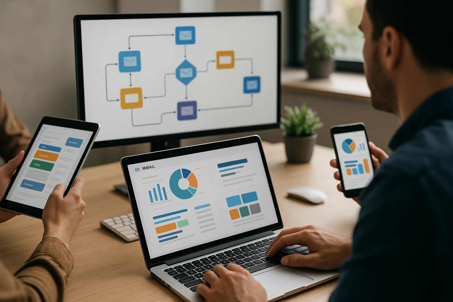 Email marketing strategy and automation flows