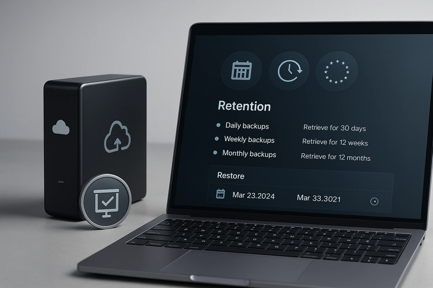 Backup retention policies and audit ready restore for EU compliance