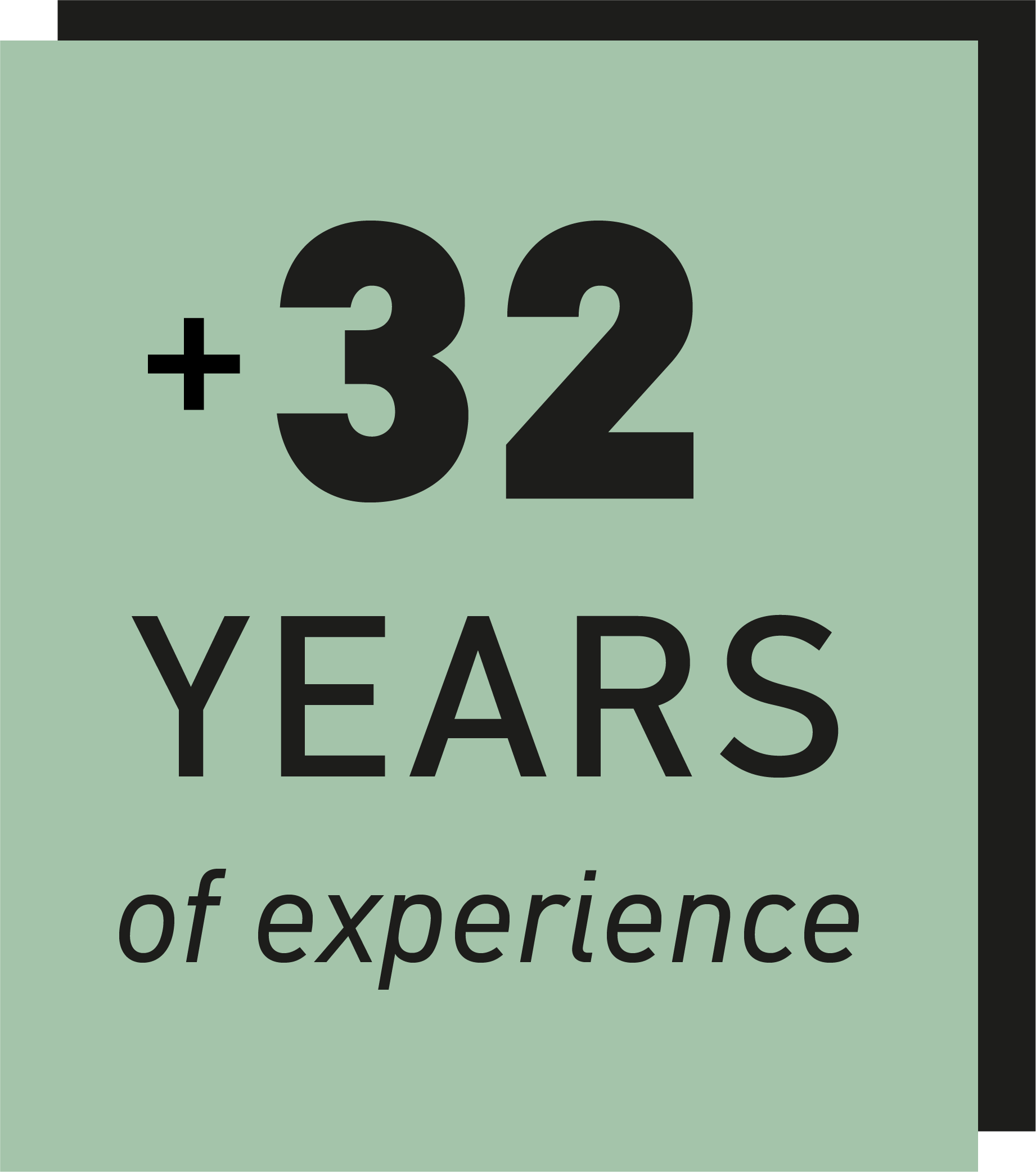 32 years of experience